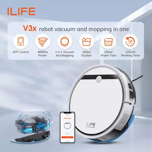 CHOLLAZO! Robot aspirador ILIFE V3X aspira y pasa la mopa