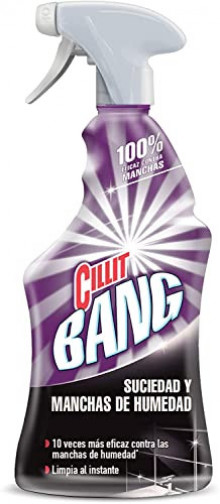 Cillit Bang - Spray Limpiador Suciedad y Manchas de Humedad, para baños y juntas negras - 750 ml