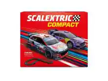 Circuito Scalextric Compact Chrono Masters con 2 coches y 2 mandos