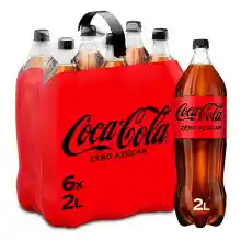 Coca-Cola Zero Azúcar - Pack 6 botellas 2L