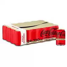 Coca-Cola Zero Azúcar Zero cafeína - Pack 24 latas 330 ml