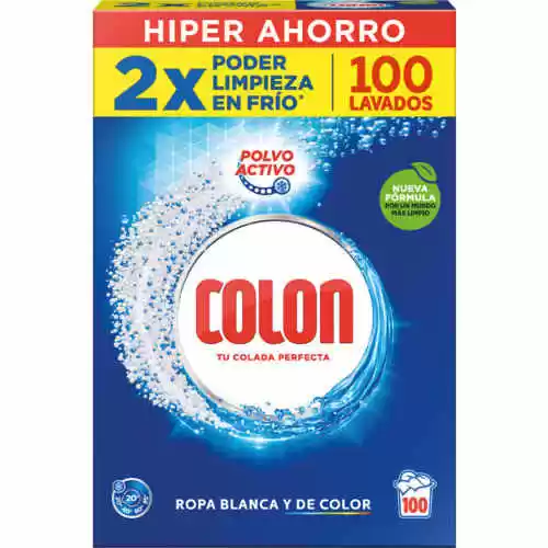 Colon Detergente Polvo Activo 100 dosis