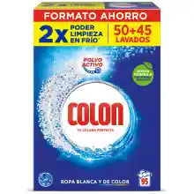 Colon Polvo Activo - Detergente para lavadora, formato polvo - 95 dosis