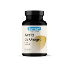Complemento alimenticio Bicentury Aceite de Onagra (200 perlas) con 2000 mg y Vitamina E
