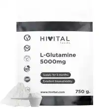 Complemento alimenticio L-glutamina 5000 mg para 5 meses