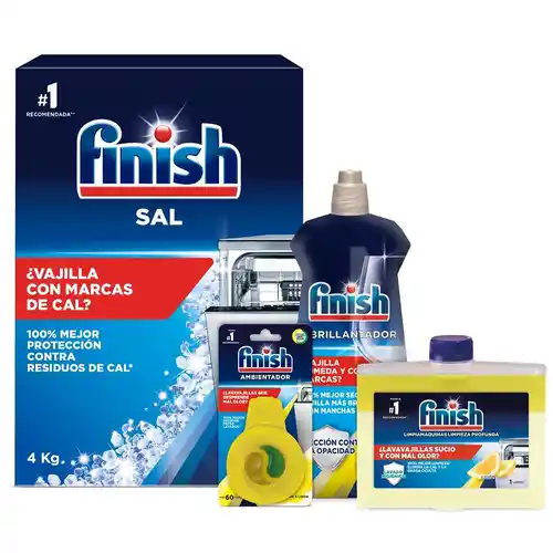 Conjunto de cuidado para lavavajillas Finish