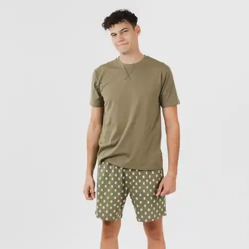 Conjunto Pijama Hombre TRAMAS+ 100% Algodón (talla L) sólo 6,99€