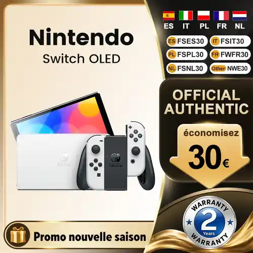 Consola Nintendo Switch Modelo OLED con pantalla de 7'' y Joy-Con