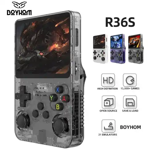 Consola portátil Retro R36S con +15.000 juegos ya instalados