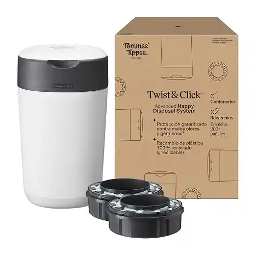 Contenedor Pañales + 2 Recambios Tommee Tippee