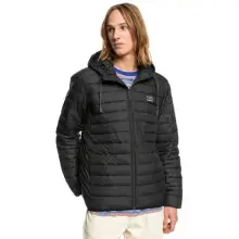 Cortavientos Quiksilver Scaly Hood para hombre con forro de tafetán