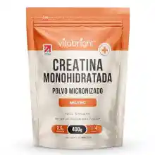 Creatina Monohidratada Vitabright en Polvo Micronizado (400 g / 114 Raciones) vegana