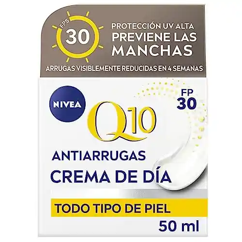 Crema Hidratante Antiarrugas FP30 Nivea Q10 (50ml)