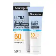 Crema hidratante facial Neutrogena Ultra Sheer SPF50 (50 ml)