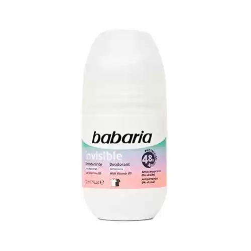 Desodorante Roll On Invisible Babaria Alcohol 0% 50 ml