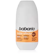 Desodorante roll-on Babaria doble efecto - 0% alcohol - Antitranspirante 50ml