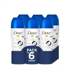 Desodorante Roll-On Dove Advanced Care Original - Pack 6 unidades