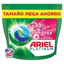 Detergente Ariel PODs Platinum 60 Lavados
