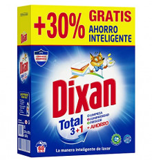 Detergente en polvo 68 lavados Dixan Polvo Total 3+1 para Lavadora