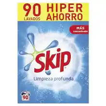 Detergente en polvo Skip para 90 lavados