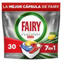 Detergente Fairy Platinum Plus cápsulas aroma limón