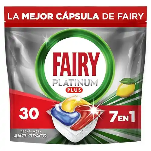 Detergente Fairy Platinum Plus cápsulas aroma limón