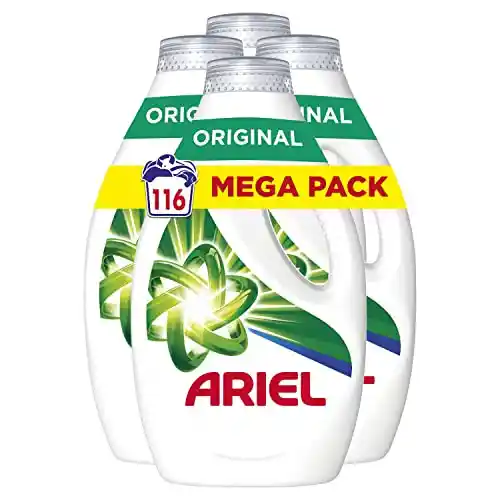 Detergente líquido Ariel para 116 lavados