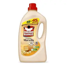 Detergente Líquido Omino Bianco Marsella 45 Dosis + 45% Gratis, en total 2640ml