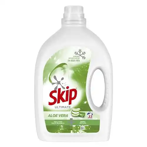 Detergente líquido SKIP Ultimate Aloe Vera 33 lavados.