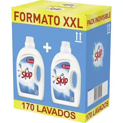 Detergente líquido Skip XXL (2x 85 lavados)