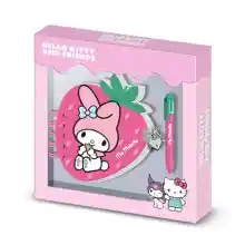 Diario Hello Kitty My Melody con bolígrafo