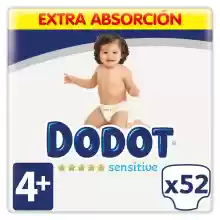 Dodot Sensitive Extra Pañales Bebé desde 19 céntimos - Tallas 1, 2, 3, 4, 5, 6