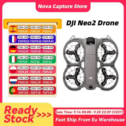 Dron DJI Mini 2 SE 4K con estabilización y 151g de peso.