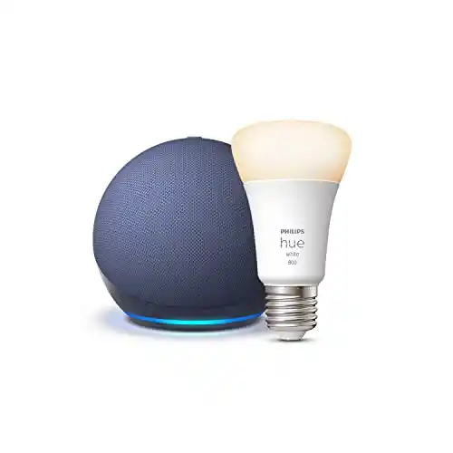 Echo Dot 5ª Generación Alexa + Bombilla inteligente Philips Hue