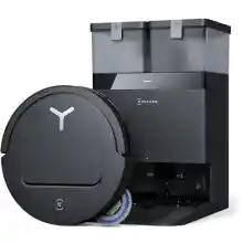 ECOVACS T50 Pro Omni Gen2 - Robot Aspirador y fregasuelos 15000 Pa, Ultrafino de 81 mm