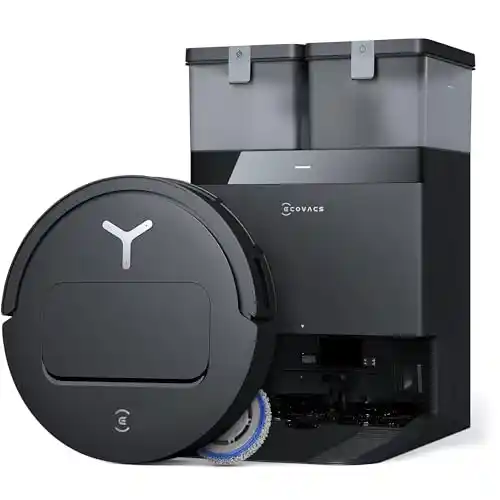 ECOVACS T50 Pro Omni Gen2 - Robot Aspirador y fregasuelos 15000 Pa, Ultrafino de 81 mm
