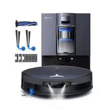 ECOVACS X12 OMNICYCLONE Care Kit - Robot Aspirador y Friegasuelos Premium