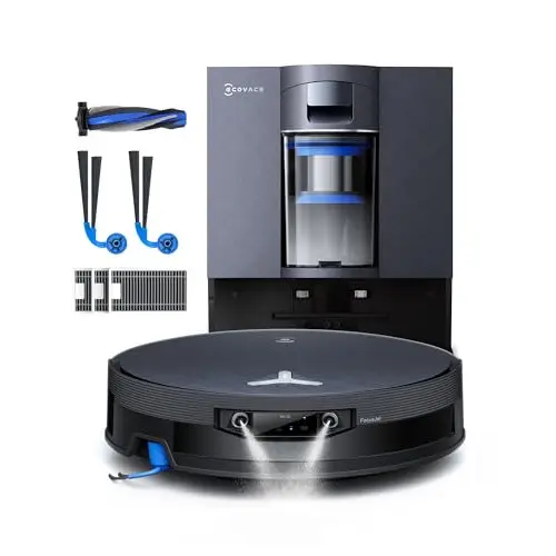 ECOVACS X12 OMNICYCLONE Care Kit - Robot Aspirador y Friegasuelos Premium
