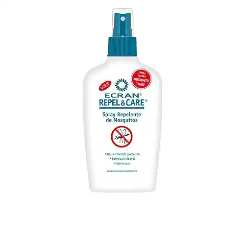 PACK 3x Spray Repelente de Mosquitos Ecran Repel Care - Formato Viaje de 100 ml