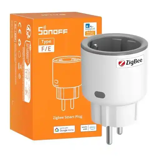 Enchufe inteligente SONOFF S60ZBTPF Zigbee con control remoto y monitoreo de energía
