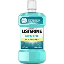 Enjuague Bucal Listerine Mentol Suave 500ml