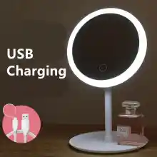 Espejo de maquillaje desmontable de 3 modos con luz LED