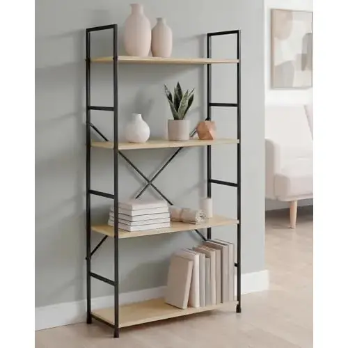 Estantería Livan Home Mara con 4 baldas (112,5x60x23,5cm)