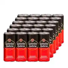 Estrella Galicia Especial - Cerveza Lager Especial, Pack de 24 Latas x 33 cl