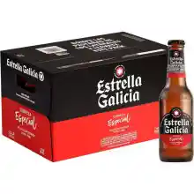 Estrella Galicia Especial Cerveza - Pack de 24 Botellines x 25 cl