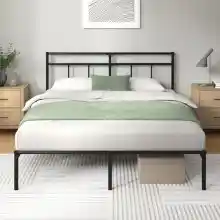 Estructura de cama con cabecero y somier 200x140cm Zinus Elias (30cm de alto)