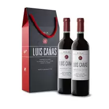Estuche de 2 botellas de Luis Cañas D.O. Rioja Crianza