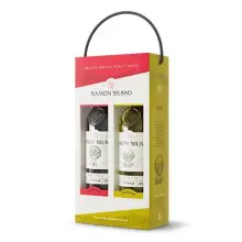 Estuche de vino 2 botellas Rioja: Ramón Bilbao Crianza + Verdejo