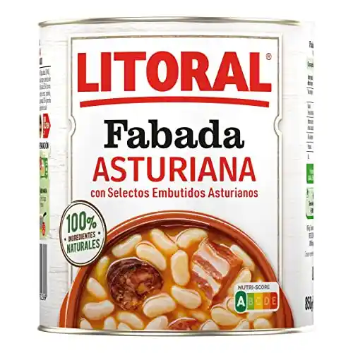Fabada Asturiana Litoral, plato preparado, 850g.