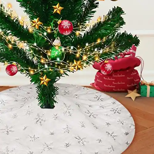 Falda blanca para Árbol de Navidad